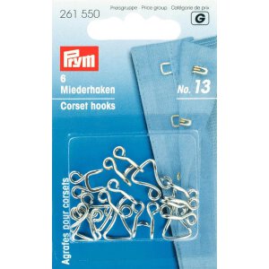 PRYM 6 Miederhaken No. 13