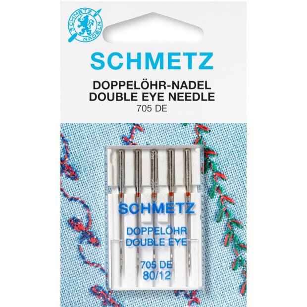 SCHMETZ Doppelöhrl-Nadel SB5 130/705 DE