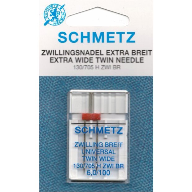 SCHMETZ Zwillings-Universal-Nadel extra breit SB1 130/705 H ZWI BR